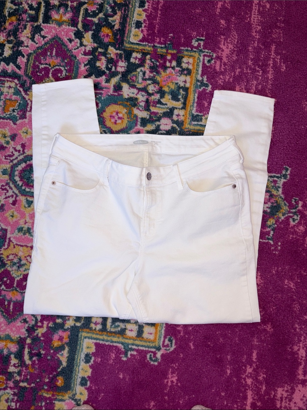 Old Navy White Skinny Jeans